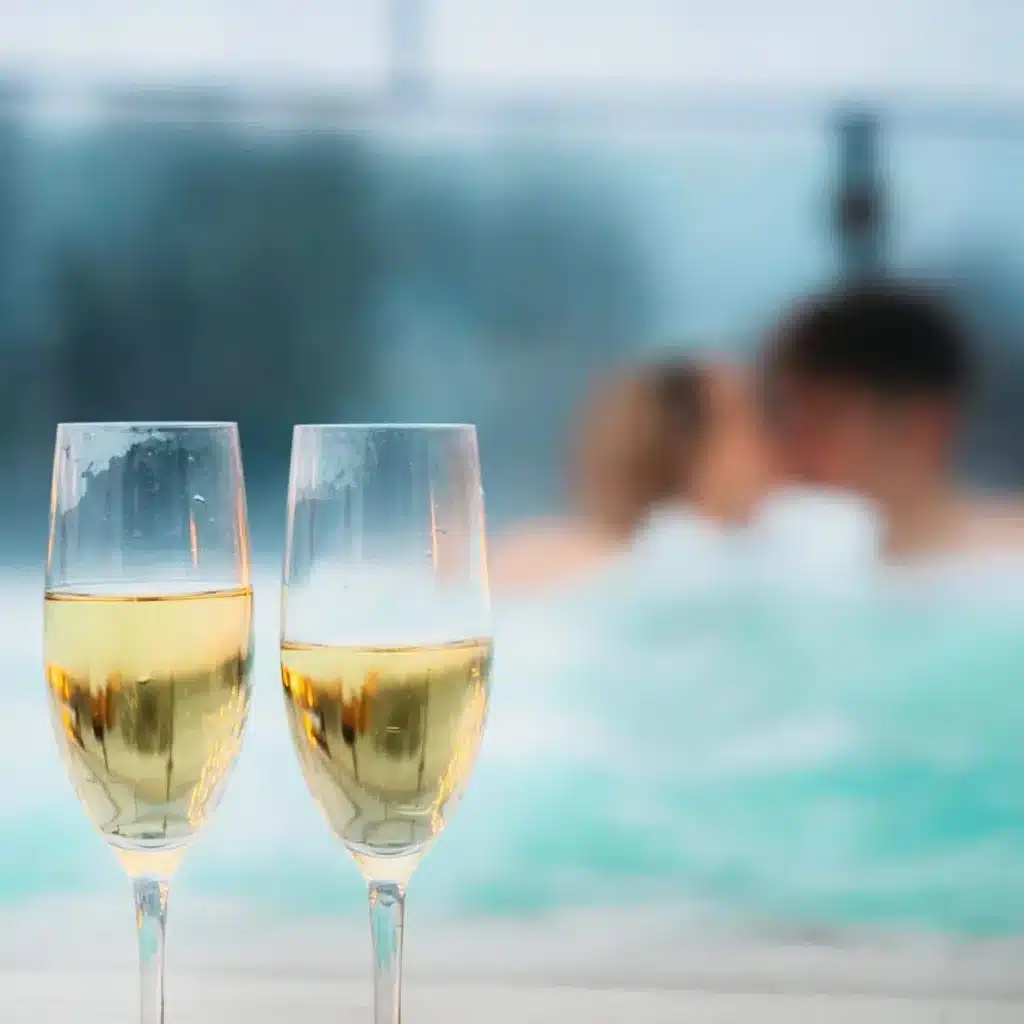 Saunagus hos Hotel Viking