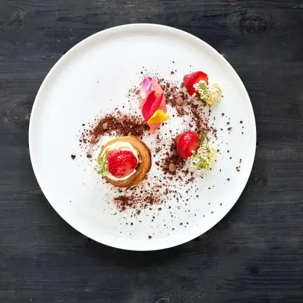 Eksempel på dessert hos Hotel Viking