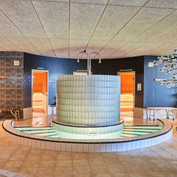 8 grader koldt koldtvandsbassin hos Hotel Viking i Sæby Nordjylland