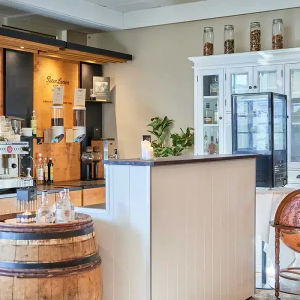 Kaffebar i loungen hos Hotel Viking