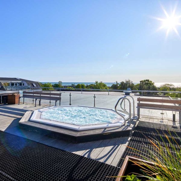 36 udendørs spabad på tagterrassen